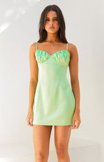 Willa Green Mini Dress Image