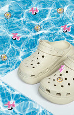 Yellow Sunflower And Pink Poodle Croc Jibbitz Image