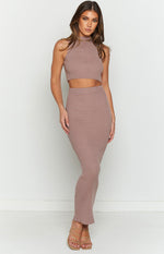 Zayrah Mocha Knit Tank Image
