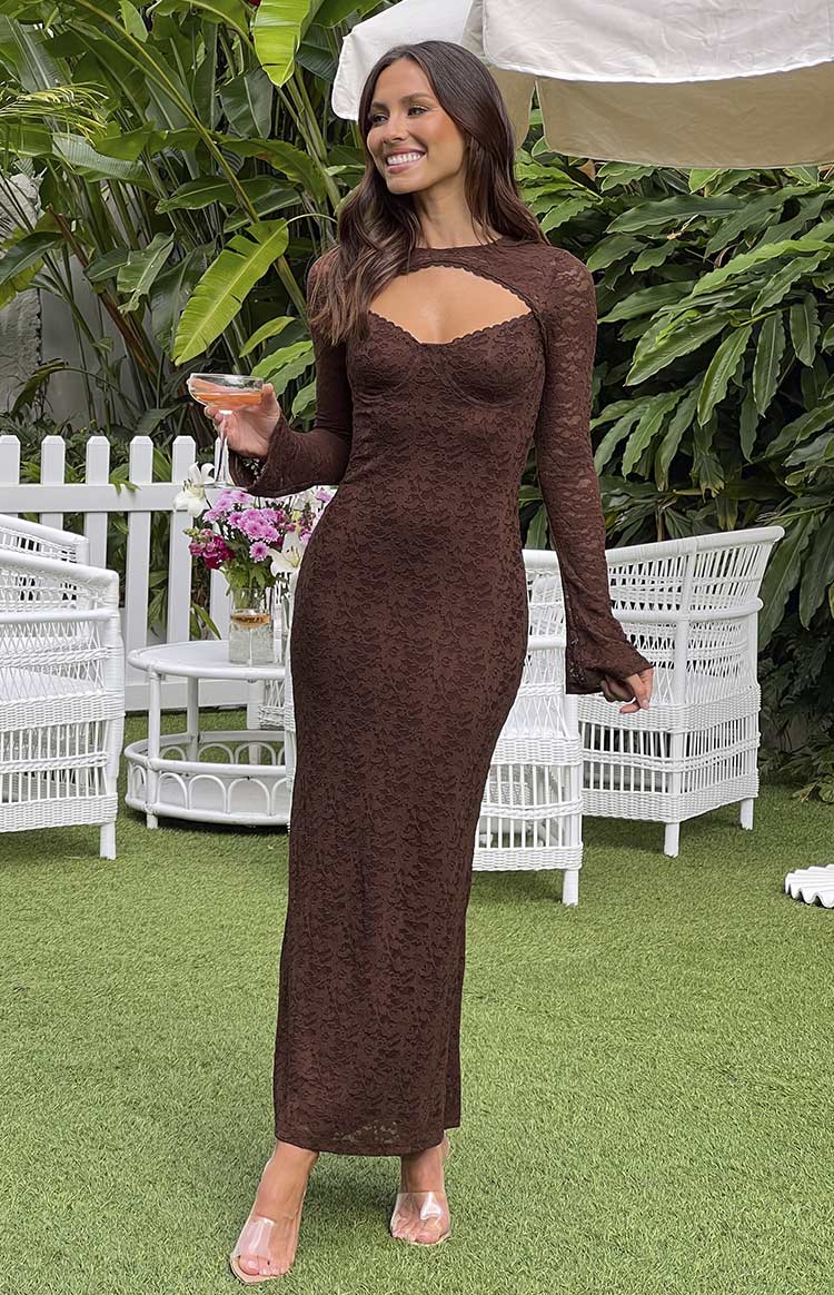 Camielle Brown Maxi Dress | Beginning Boutique NZ Camielle Brown Maxi Dress | Beginning Boutique NZ