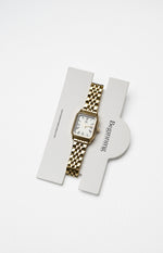 Horatia Gold Square Face Chain Watch (FREE over $220) Image