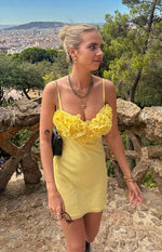 Sindy Yellow Mini Dress Image