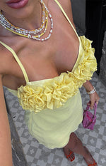 Sindy Yellow Mini Dress Image