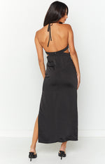 Amani Black Cut Out Maxi Dress Image