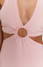 Aminah Pink Mini Dress Image