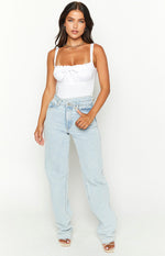 Aubrey White Bodysuit Image