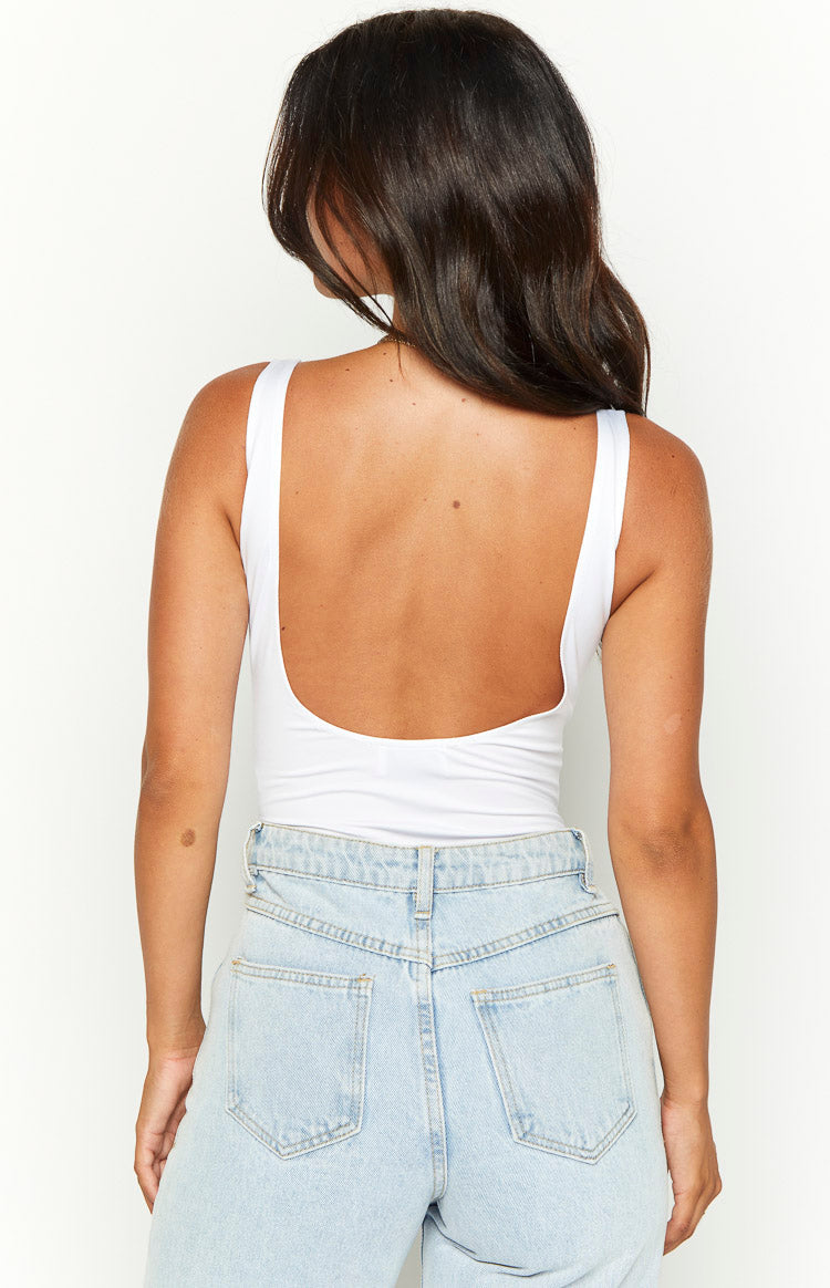 Aubrey White Bodysuit Image