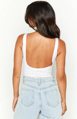 Aubrey White Bodysuit Image