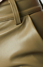 Cool Shade PU Pants Olive Image