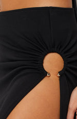 Cooper Black Maxi Skirt Image