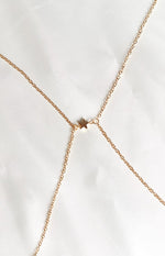 Eclat Star Shimmer Body Chain Gold Star Image