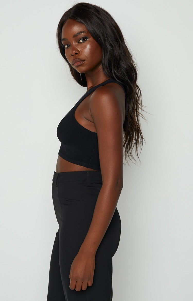 Elekta Black Crop Top Image