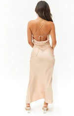Eternal Champagne Formal Maxi Dress Image
