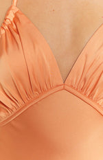Florence Orange Mini Dress Image