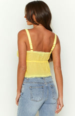 Frankie Yellow Crop Top Image
