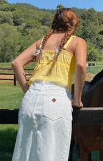 Frankie Yellow Crop Top Image