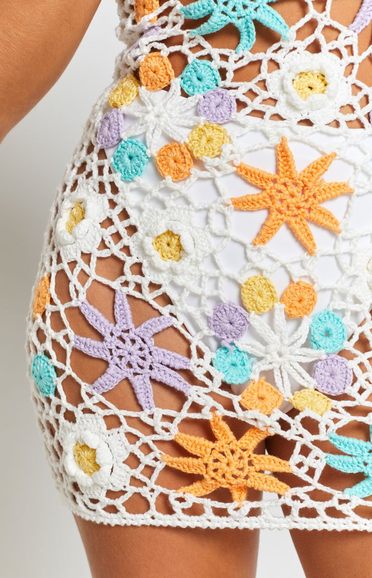Garden Crochet Dress Rainbow Image