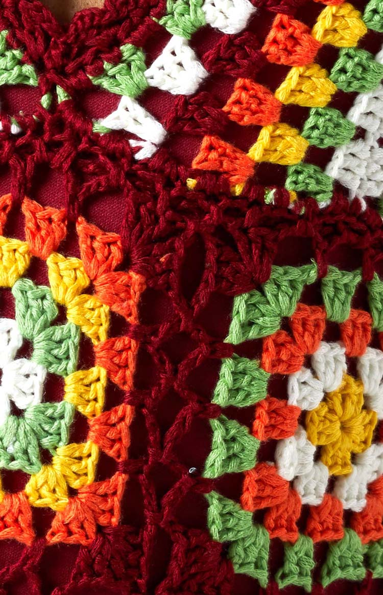 Harmon Crochet Dress Multi Image
