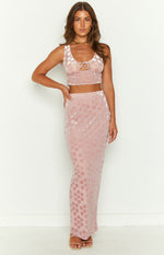 Late Night Pink Tie Top Image