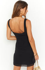 Londyn Black Mini Dress Image