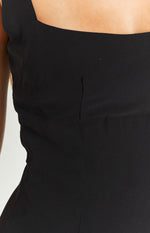 Londyn Black Mini Dress Image