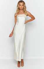 Maiah Cream Maxi Dress Image