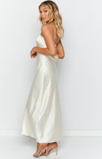 Maiah Cream Maxi Dress Image