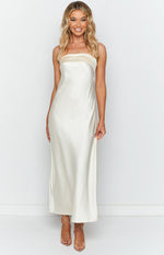Maiah Cream Maxi Dress Image