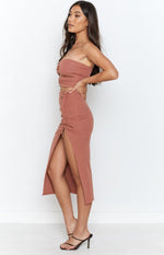 Melody Midi Dress Brown Image