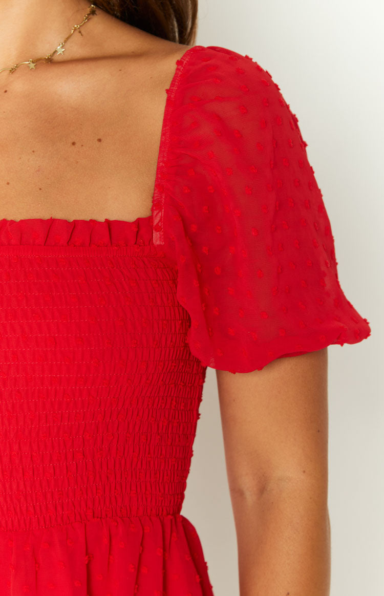 Noel Red Mini Dress Image
