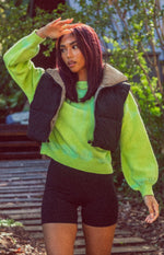 Overland Bleach Sweater Green Image