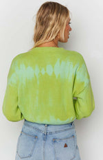 Overland Bleach Sweater Green Image