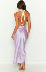 Orchid Lilac Midi Dress Image