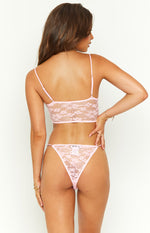 Pixie Pink Lace Bralette Image