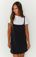 Priya Black Mini Dress Image
