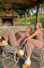 Raya Taupe Maxi Dress Image
