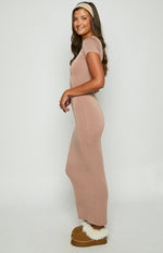 Raya Taupe Maxi Dress Image