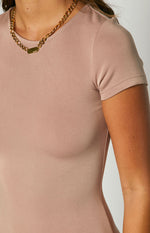 Raya Taupe Maxi Dress Image