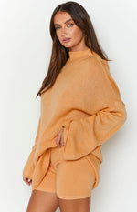 SNDYS Seeker Mango Knit Top Image