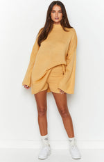 SNDYS Seeker Mango Knit Top Image