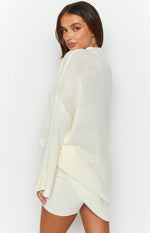 SNDYS Seeker White Knit Top Image
