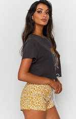 Schools Out Shorts Leopard Image