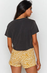 Schools Out Shorts Leopard Image