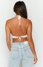 Solita White Halter Top Image