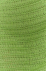 Stella Green Strapless Crochet Top Image