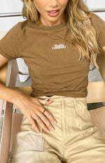 Thrills Compound Brown Mini Tee Image
