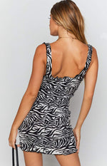 SNDYS Tina Animal Dress Zebra Image