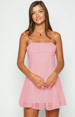 Queency Pink Mini Party Dress Image