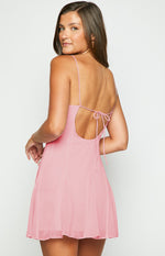 Queency Pink Mini Party Dress Image
