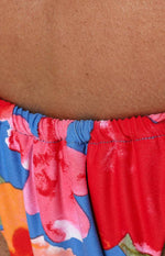 9.0 Swim Frankie Blue Floral Bikini Bottoms Image